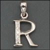 R - Shape Diamond Pendant (3020) - Click here to View more details about this Product